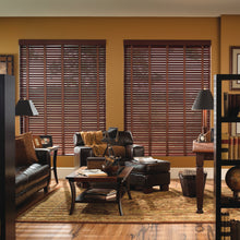 Load image into Gallery viewer, Venetian Faux Wood | Custom Blinds
